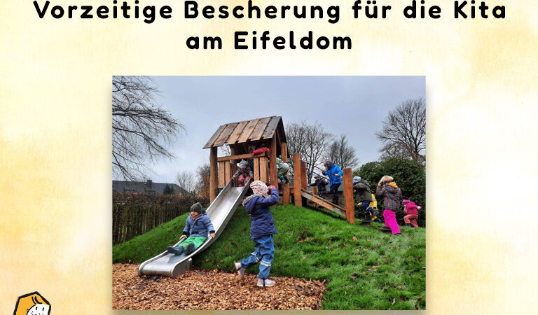 Vorzeitige Bescherung für die Kita am Eifeldom