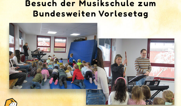 Besuch der Musikschule zum Bundesweiten Vorlesetag